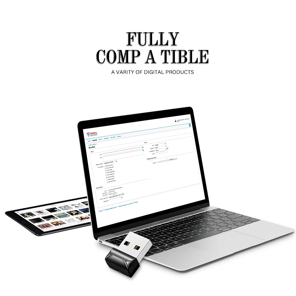 Mini USB 2.0 Flash Drive 128 GB Oval