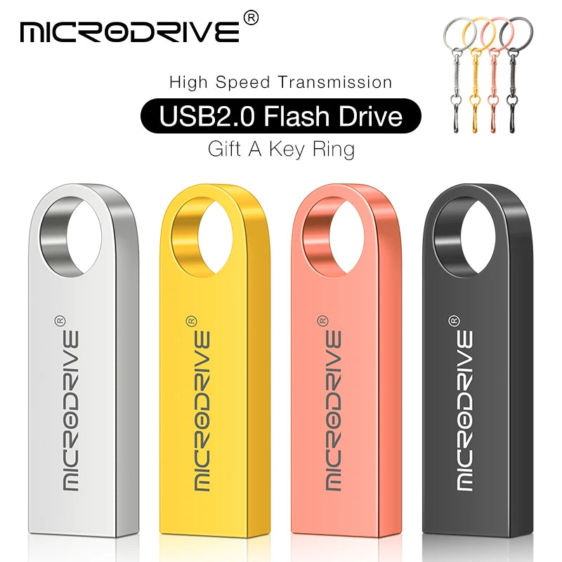 Metall USB 2.0 Flash Drive 128GB Speicherstick