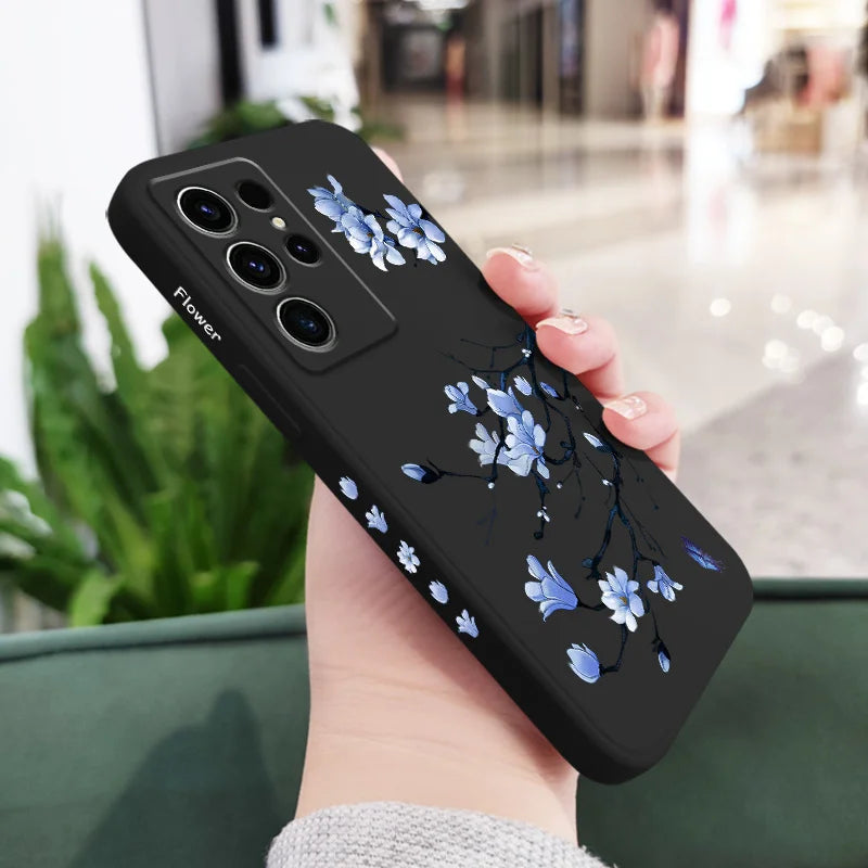 Blooming Orchidee Hülle Samsung Galaxy S25 Ultra