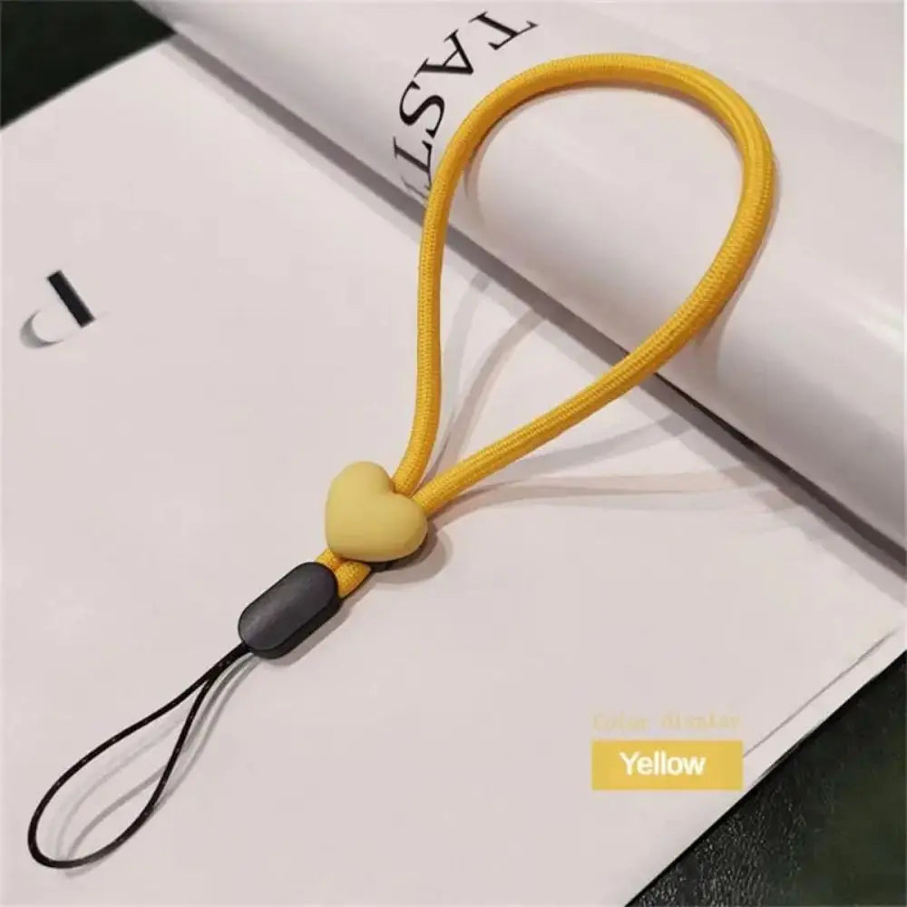 Verstellbarer Handy Lanyard mit Herz – Kurz & Bunt