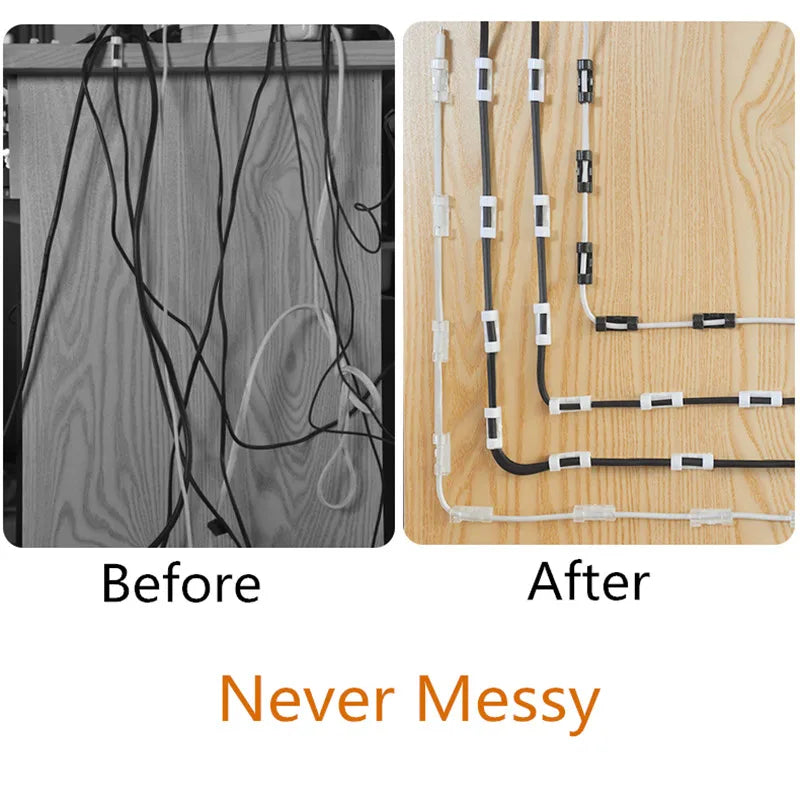 USB Kabelclips Selbstklebend für Ordnung Zuhause Büro