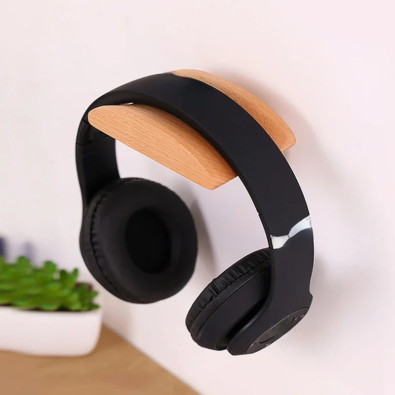 Kopfhörer Wandhalterung Holz – Universal Headset Haken für die Wand