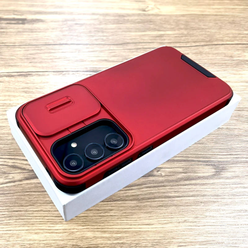 Shockproof armor case with camera protection for Samsung Galaxy S25