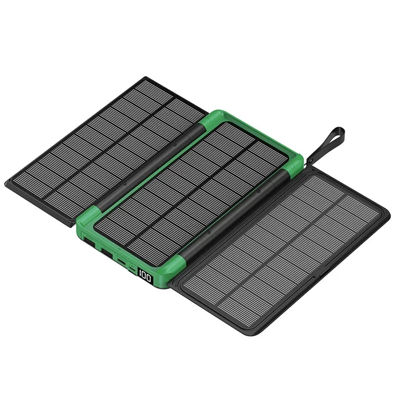 Solar Powerbank 20000mAh mit Qi Wireless Funktion