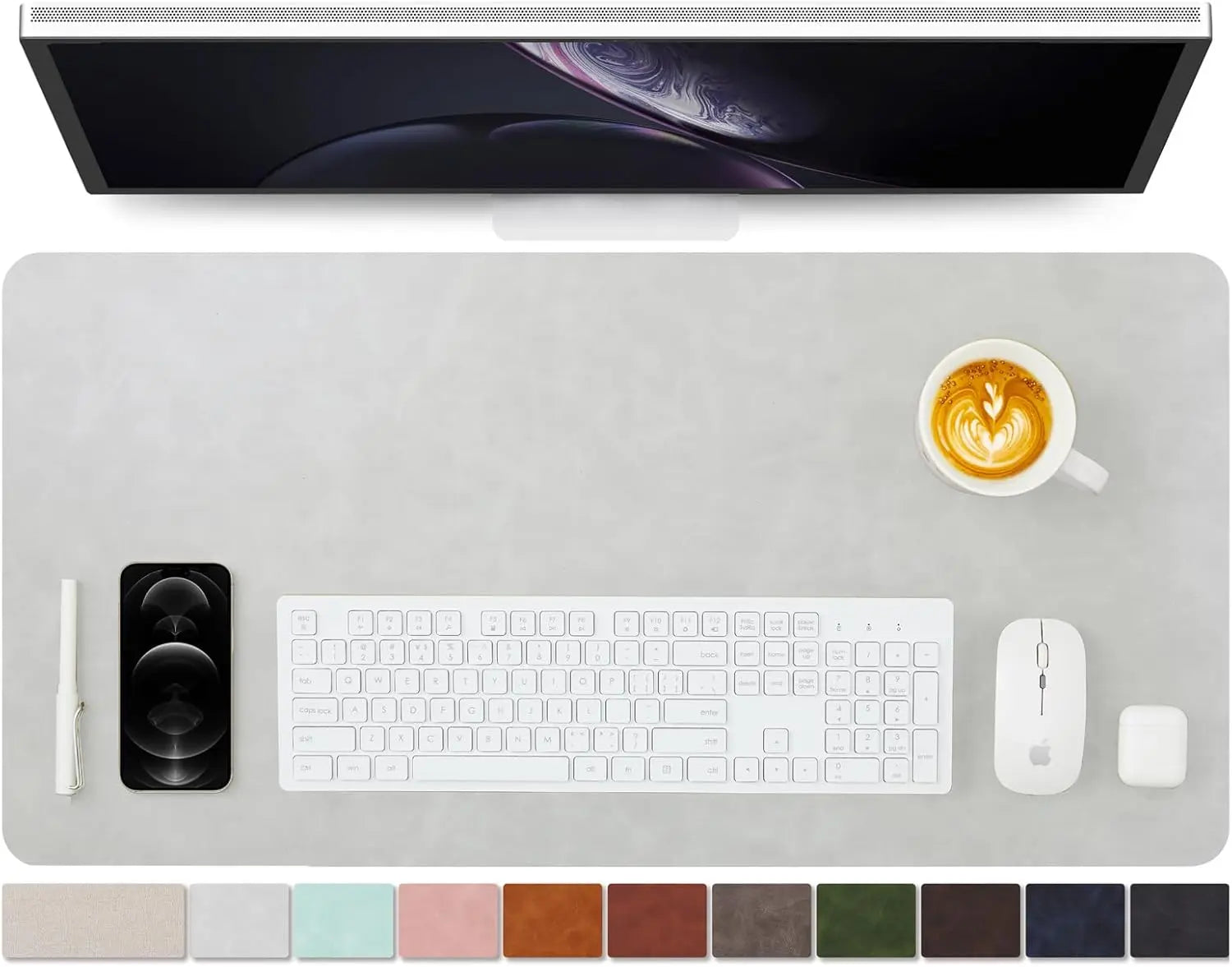 YSAGI Leder Schreibtischmatte PU