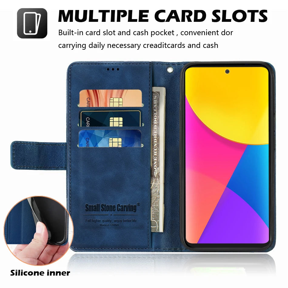 Xiaomi 12 Lite Leder Flip Wallet Hülle