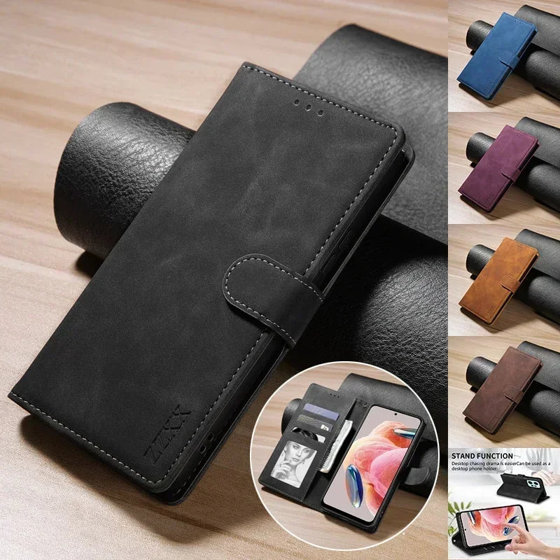 Magnetische Flip Ledertasche Xiaomi