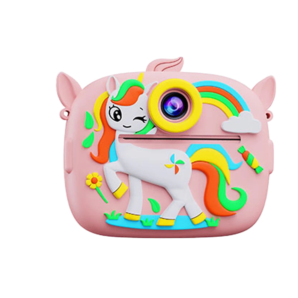 Kinder Dino Sofortbildkamera mit 1080P Dual Linse