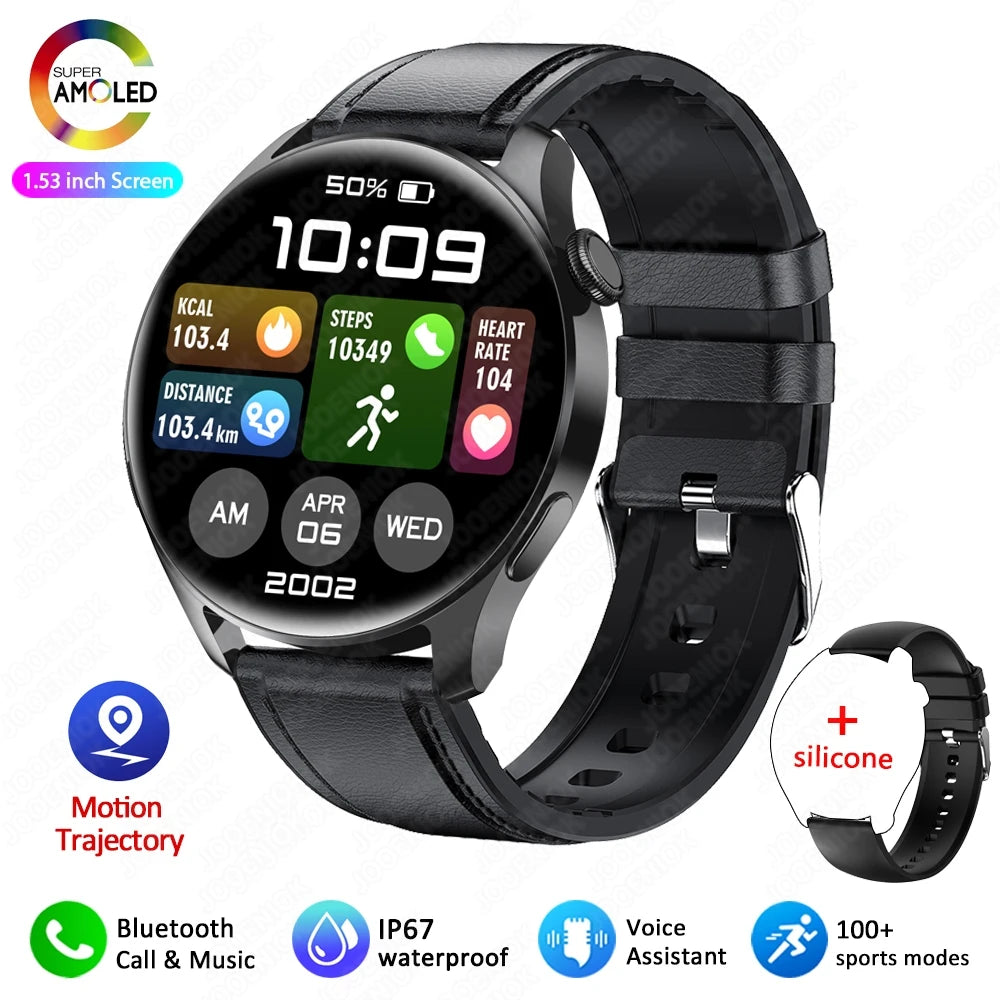 GT 2025 Smartwatch Herren GPS AMOLED IP68