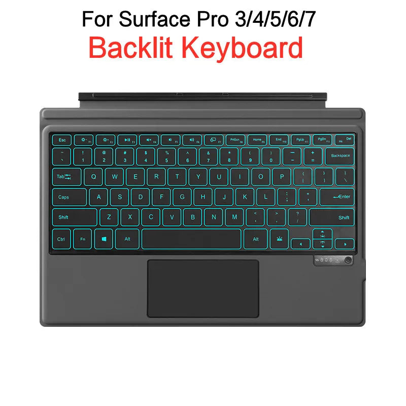 Bluetooth-Tastatur mit Trackpad für Surface Pro