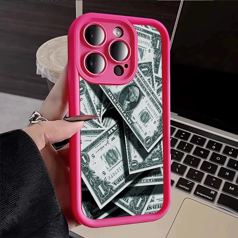 Pink Dollar Design Soft Hülle für iPhone 17
