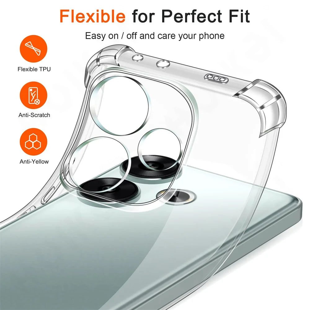 Transparente TPU Hülle für Xiaomi Modelle mit Stoßschutz