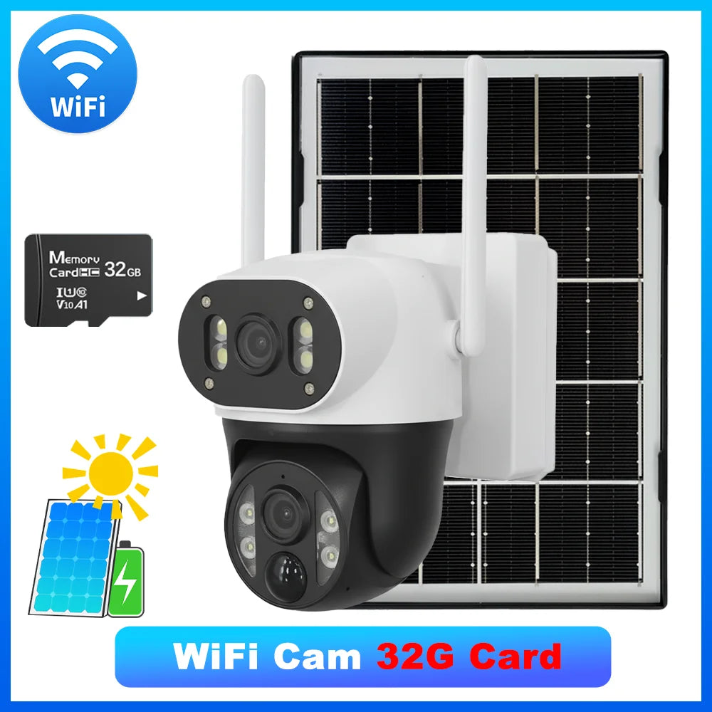 Solar WLAN Outdoor Kamera mit 8MP und Nachtsicht