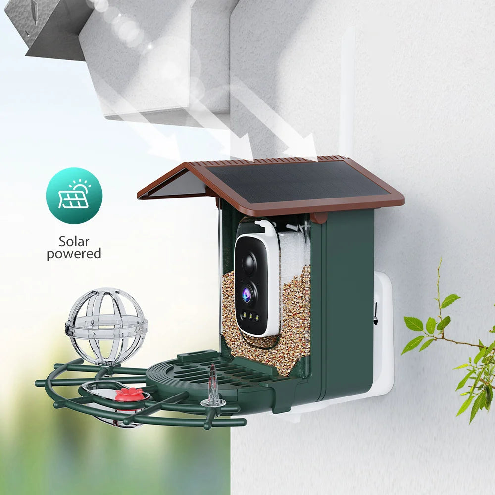 3MP Smart Vogelhaus Kamera mit 5G WLAN & Nachtsicht