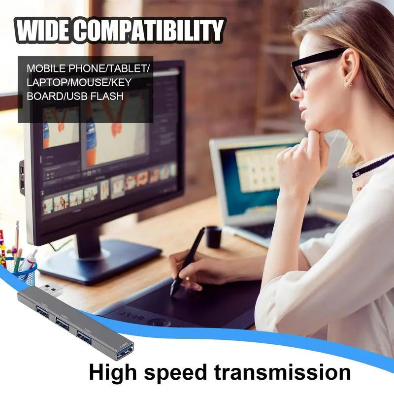 4-in-1 USB-C Hub Docking Station 3.0