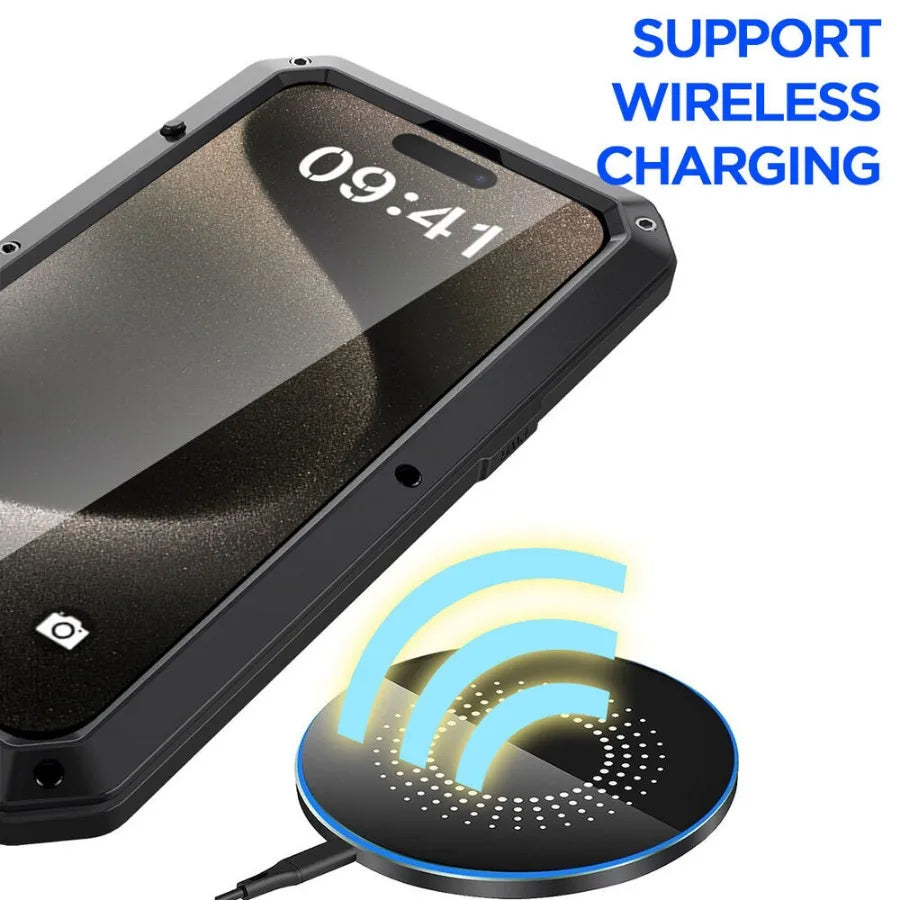 Metall Dual Layer Schrauben Bumper Hülle für iPhone 17