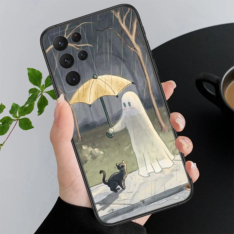Halloween Ghost Case for Samsung Galaxy S25-S21
