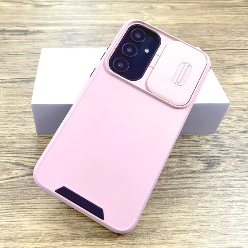 Shockproof armor case with camera protection for Samsung Galaxy S25