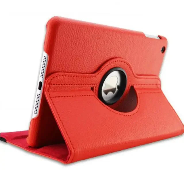 Rotating iPad case with stand function