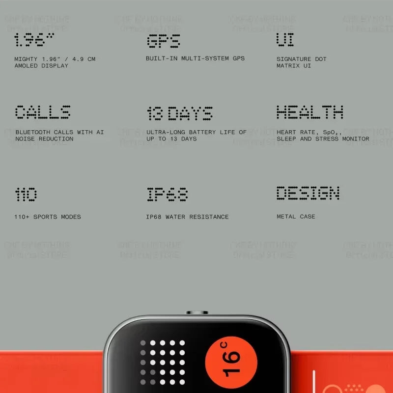 CMF Watch Pro Global – AMOLED GPS-Smartwatch 2024
