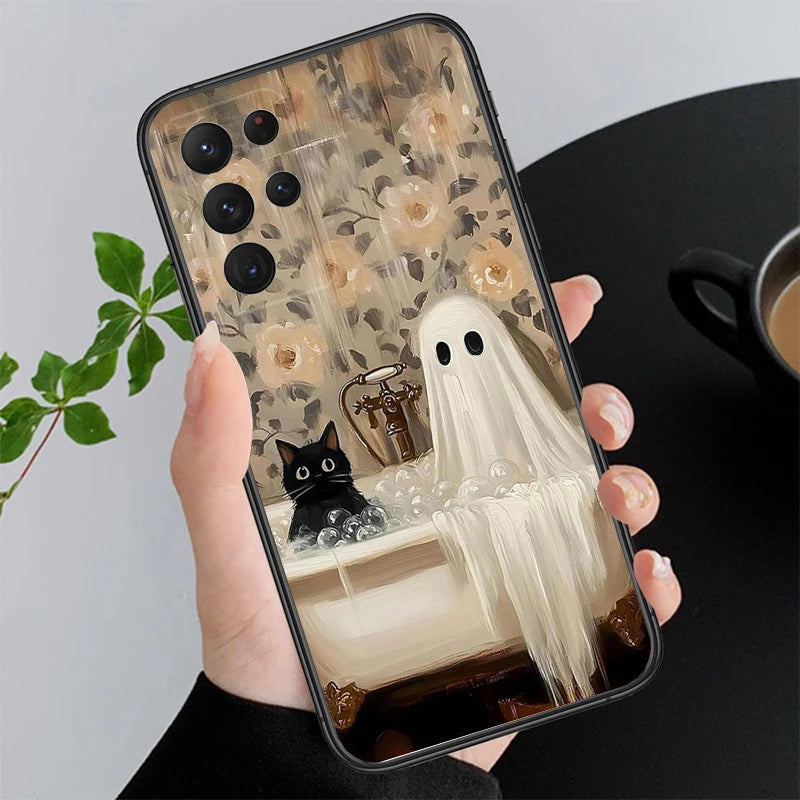 Halloween Ghost Case for Samsung Galaxy S25-S21