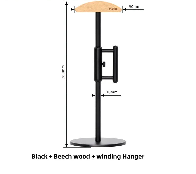 Kopfhörer Halter Walnuss Minimalistisch – Design Headset Ständer aus Holz