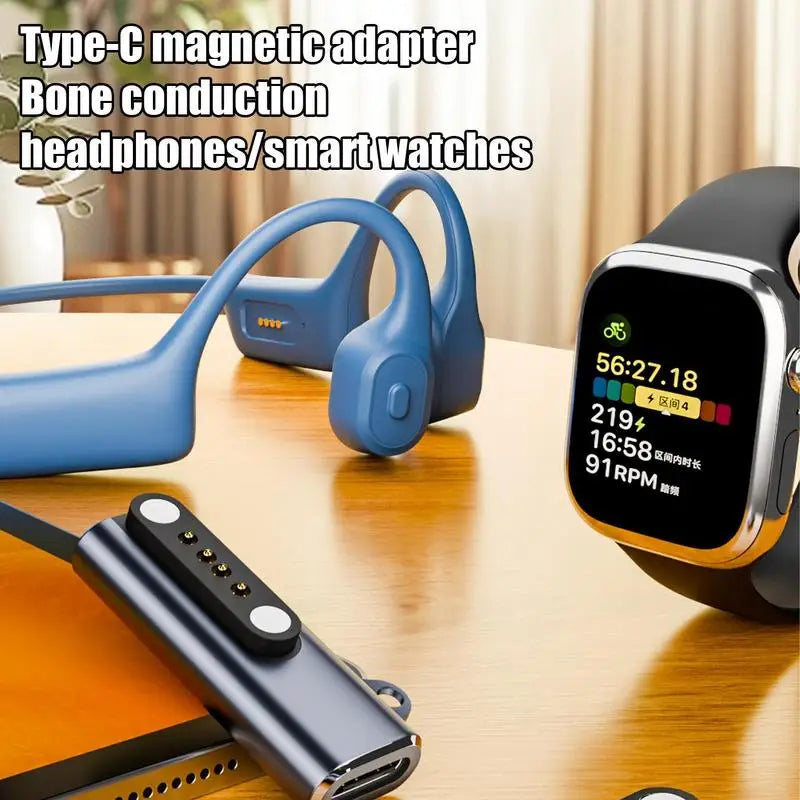 Magnetic charging adapter Type-C 7.62mm