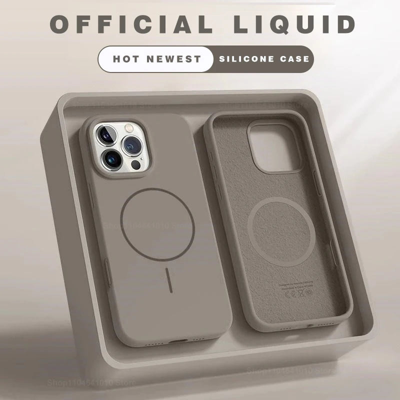 Magnetische Magsafe Hülle iPhone 11–16