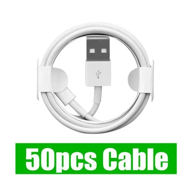 1m USB-A auf Lightning Ladekabel (10–50 Stk.)