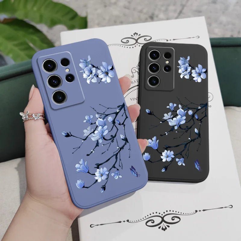 Blooming Orchidee Hülle Samsung Galaxy S25 Ultra