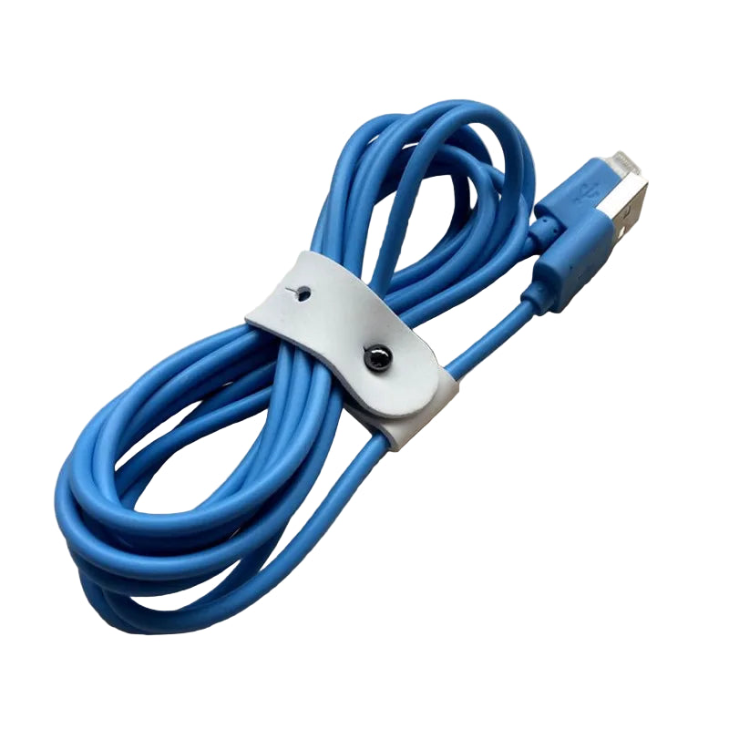 Leder Kabelaufwickler – Wiederverwendbarer Kabelhalter