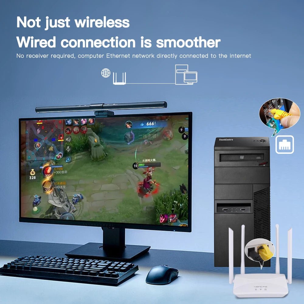 4G LTE WLAN-Router mit 4 Antennen 150Mbps