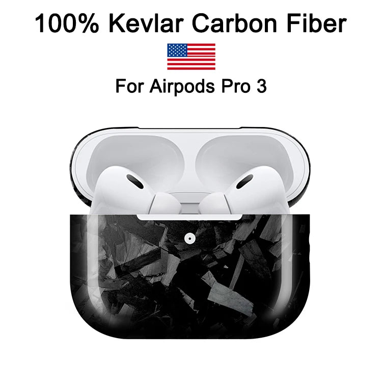 Kevlar Carbon Schutzhülle AirPods Pro 3 Leicht