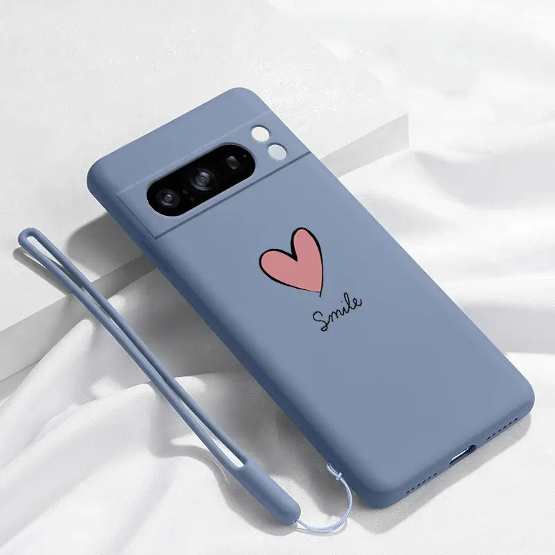 Pixel Hülle mit Love-Armband Silikon