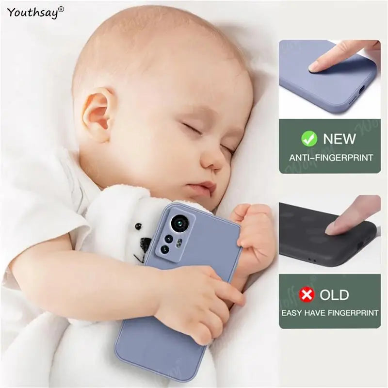 Xiaomi 12T Pro Silikonhülle Flüssigsilikon