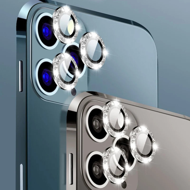 Metall-Ring Kameraobjektivschutz für iPhone 11–15 Pro Max