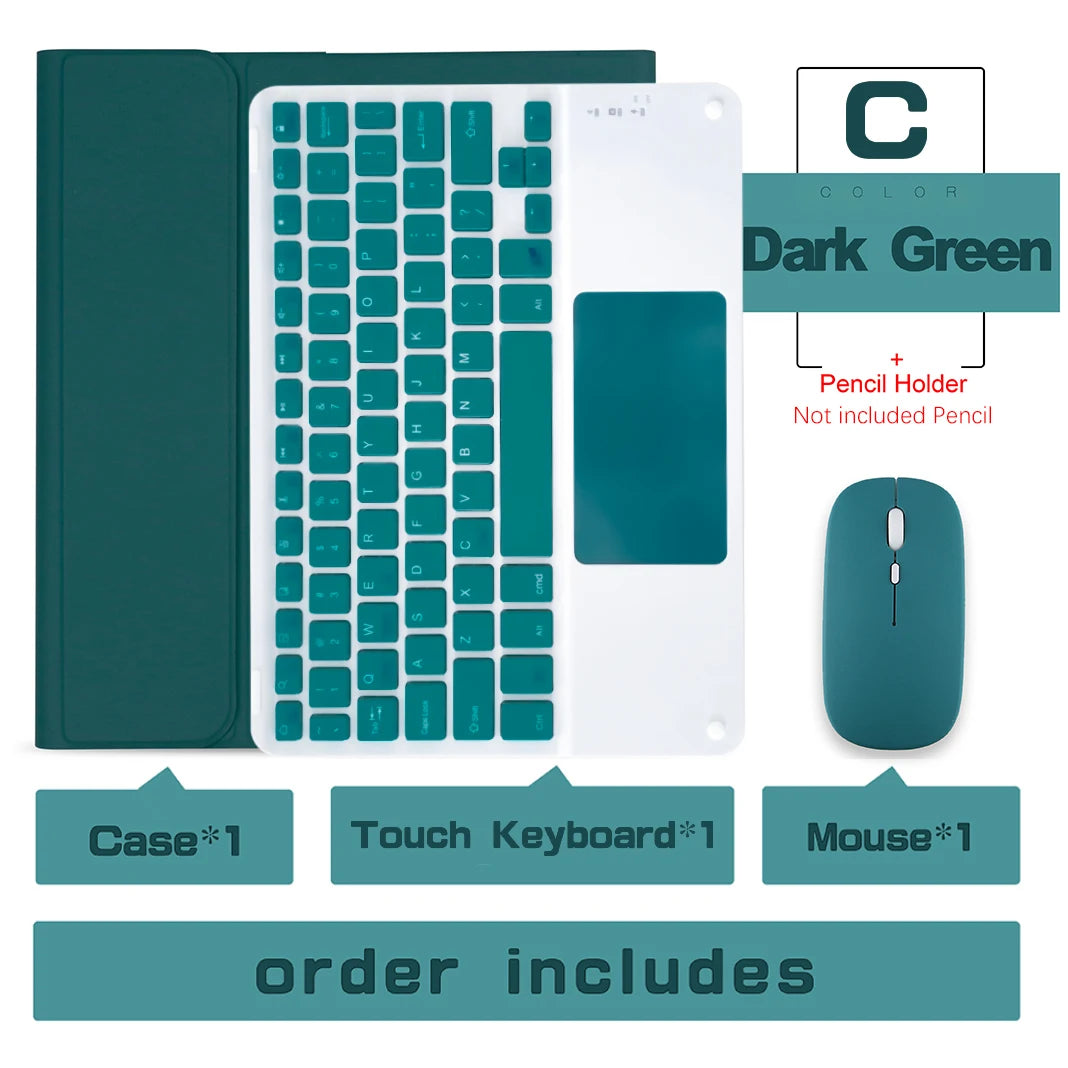 Kabellose Tastatur & Maus für iPad Hülle