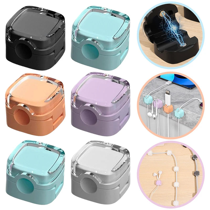Magnetische Kabelclips für Schreibtisch und Büro