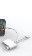 Dual-Port SD Kartenleser Lightning USB-C Adapter