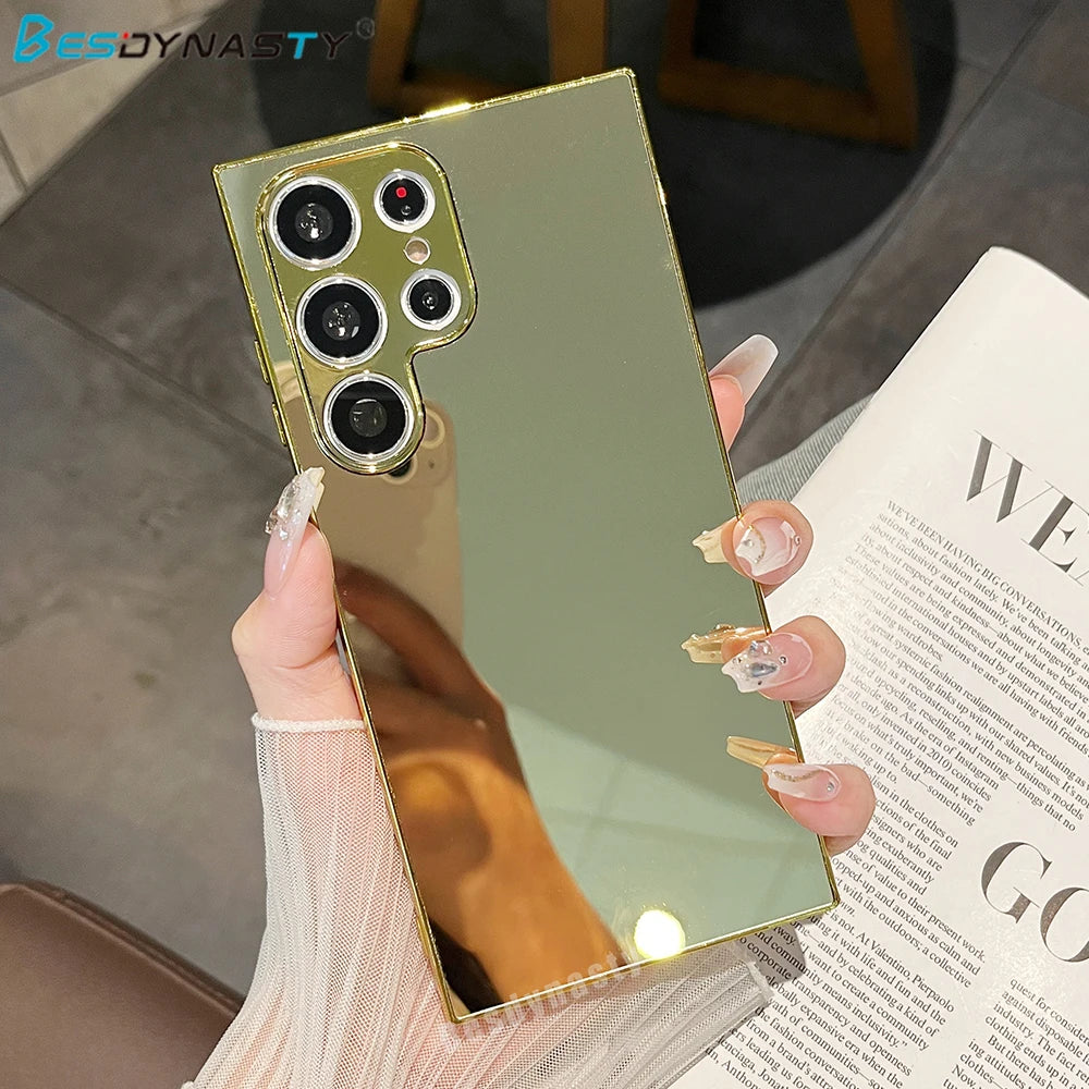 Spiegel Glanz Hülle für Samsung Galaxy S25 Ultra