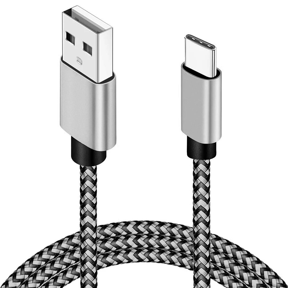 USB Typ-C Schnellladekabel Nylon 1-3m