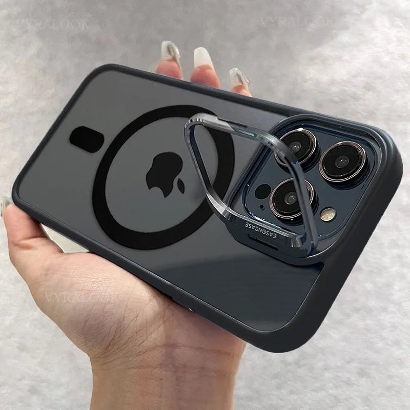 Magnetic case for iPhone 17 with lens protection