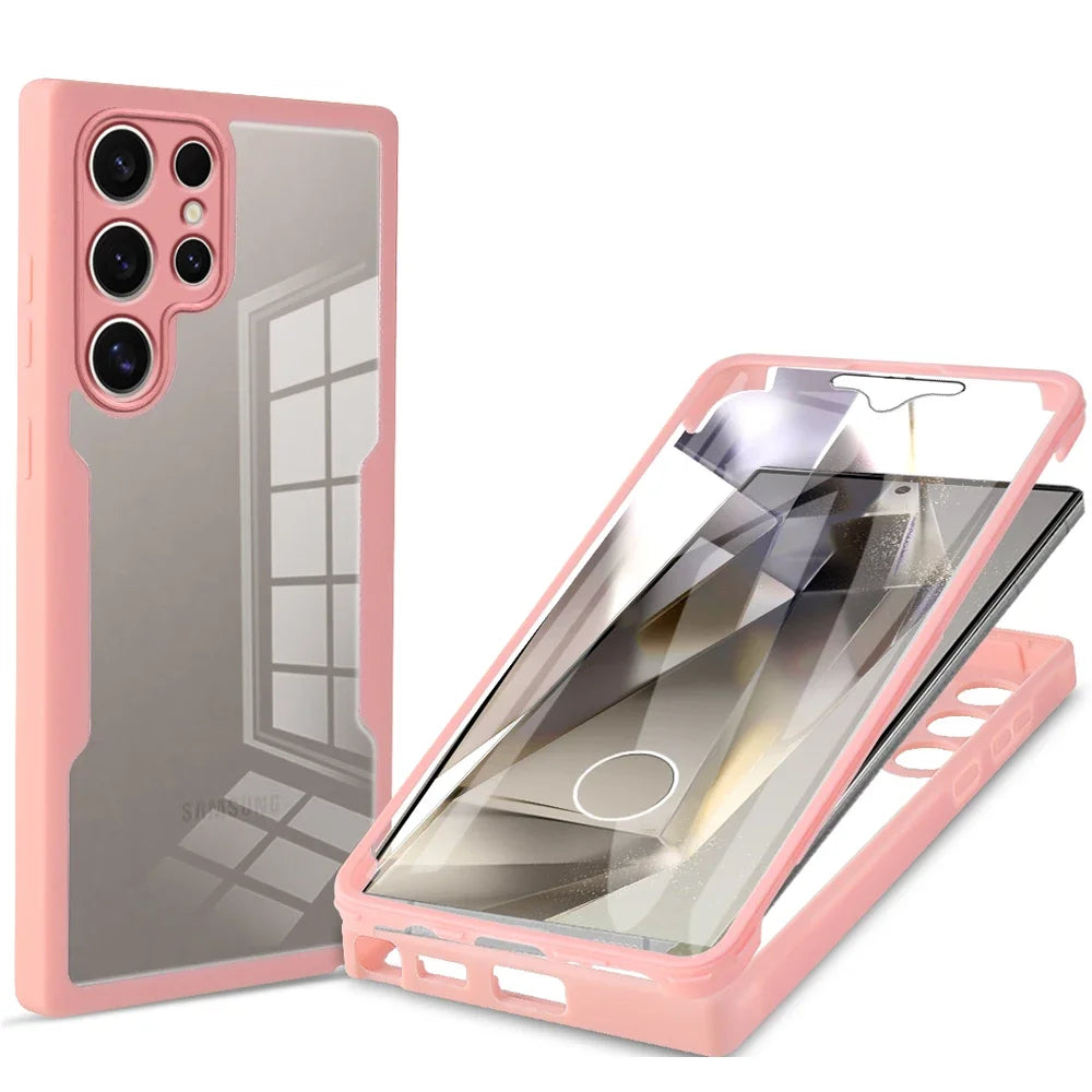 360° Vollschutz Hülle für Samsung Galaxy