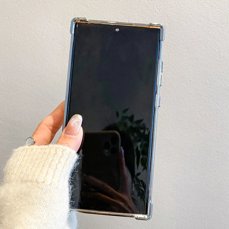 Samsung Luxus Magnet Hülle Clear