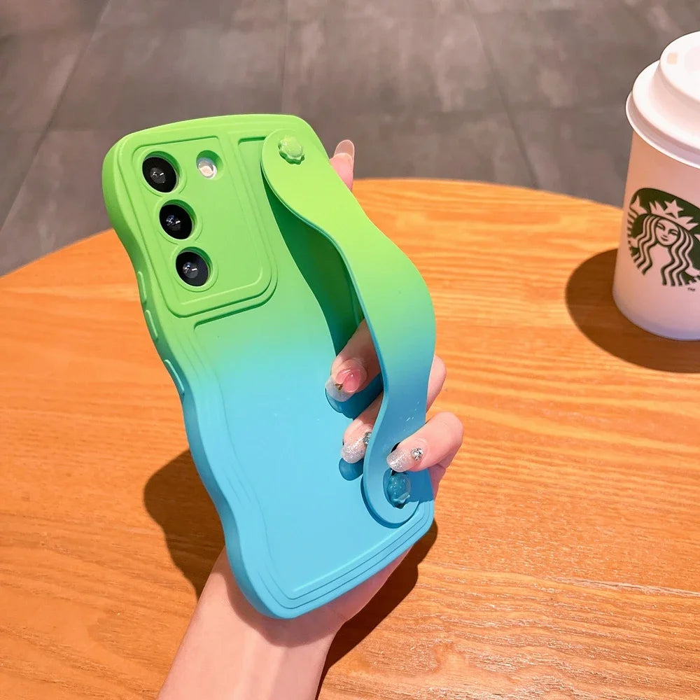 Gradient armband case with holder for Galaxy