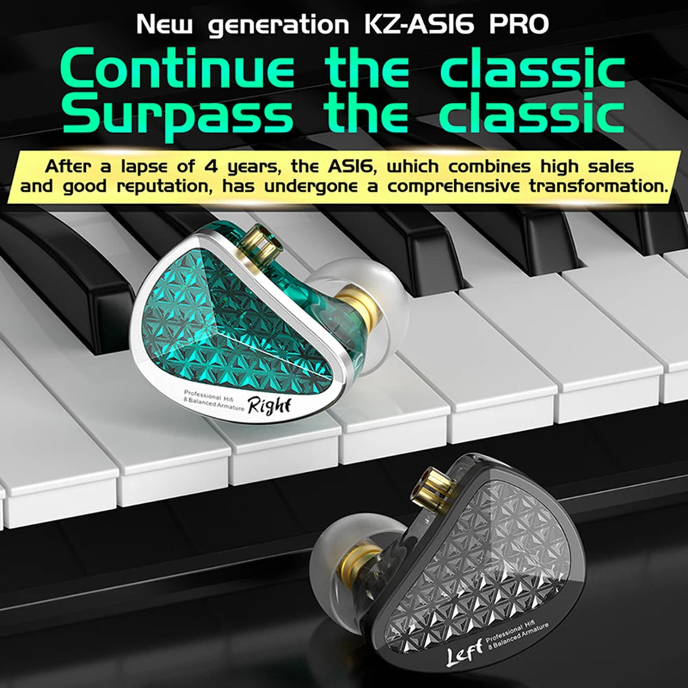 KZ AS16 PRO In-Ear Kabel-Kopfhörer