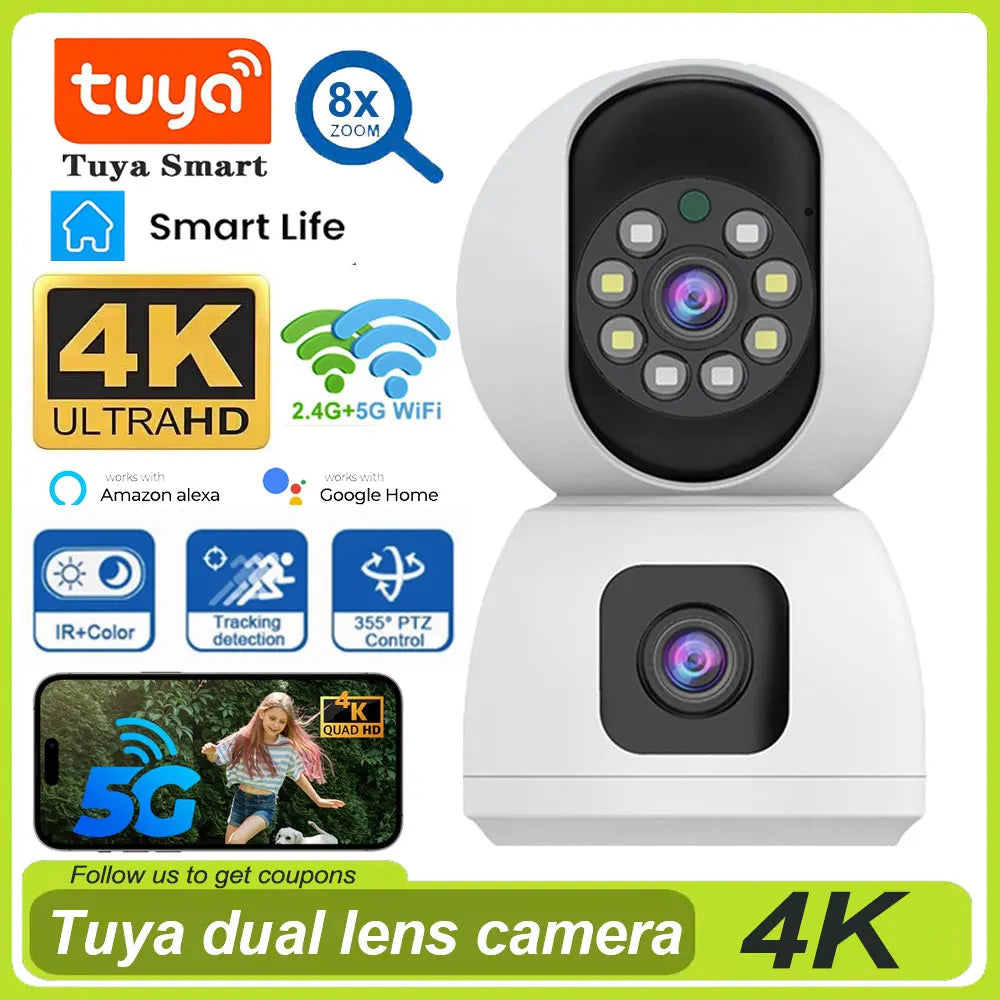 4K PTZ WLAN IP Kamera mit Dual Objektiv & Tracking