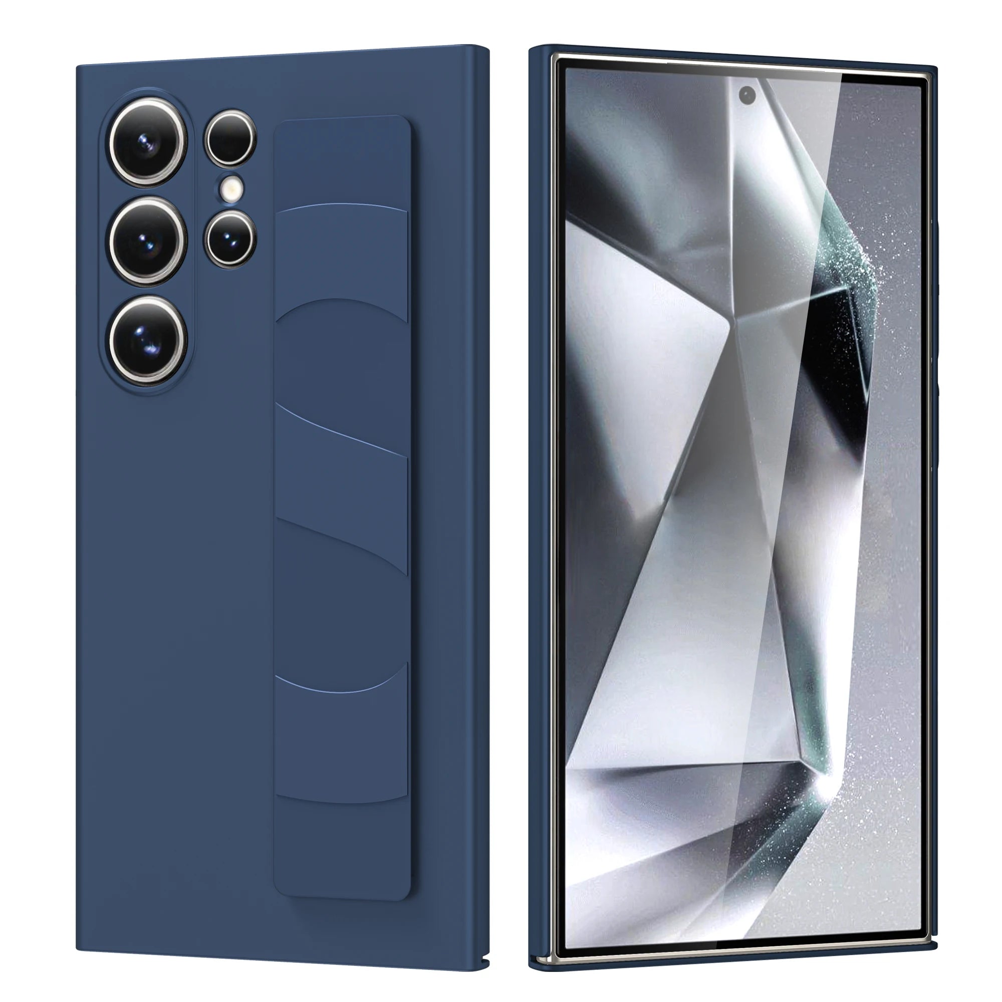 Matte Handyhülle mit Handschlaufe für Samsung S25