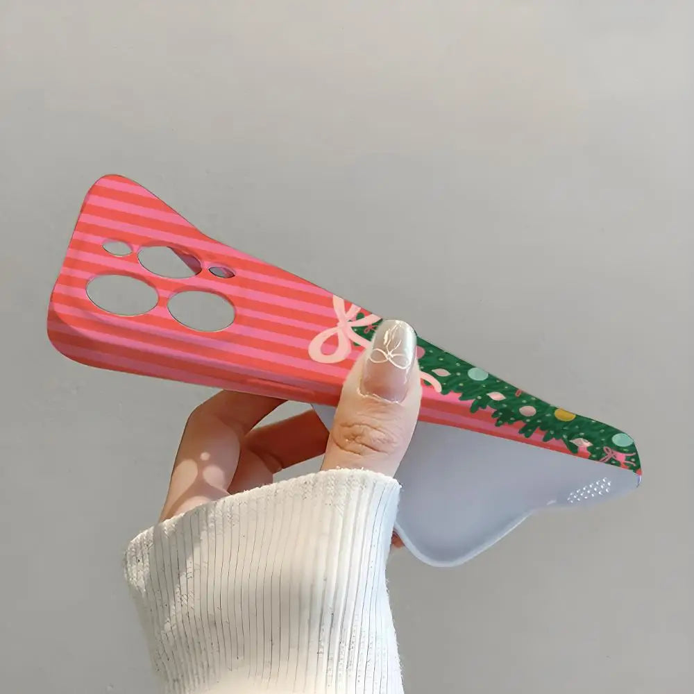 Christmas striped case for iPhone 17 & 16