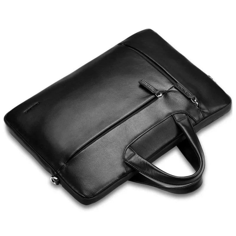 Leder-Aktentasche MacBook Pro 13–15 Zoll